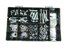 Grade 8.8 Assorted Box kit M10 Nuts And Bolts Setscrews Bright Zinc 150 Pieces