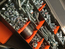 M8 grade 8.8 Nuts and bolts and penny washer assortment box kit set assorted