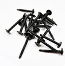 BLACK SELF DRILLING CAR INTERIOR PANEL SCREWS - SELF TAPPING ZINC