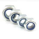 M14 M16 M18 M20 Nyloc Locking Nuts Type Steel Grade 8 Zinc Plated Metric Course