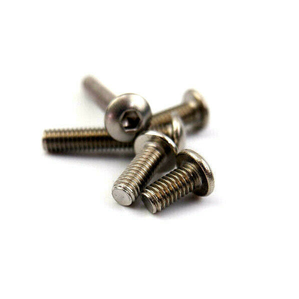 360 KIT SET M4 M5 M6 A2 Stainless button head Screws, Socket Allen Key Bolts