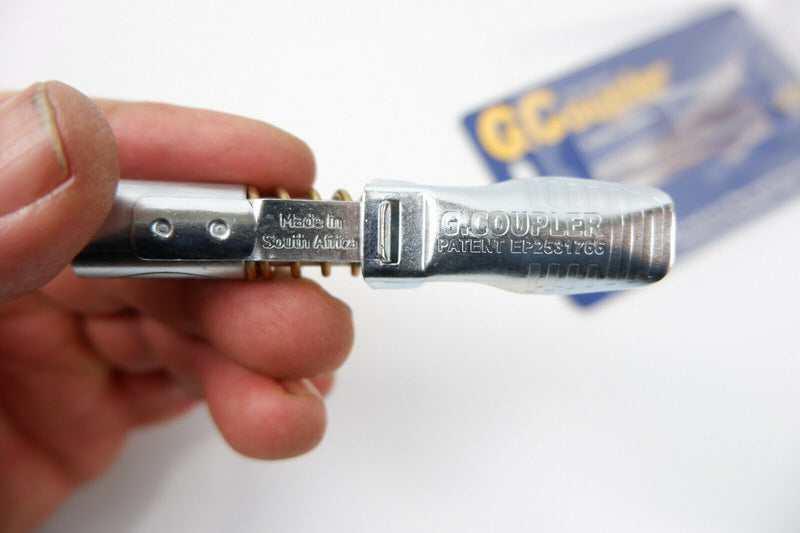 Grease Gun G Coupler Quick Release Lock On Coupling End M10 Workshop Farm