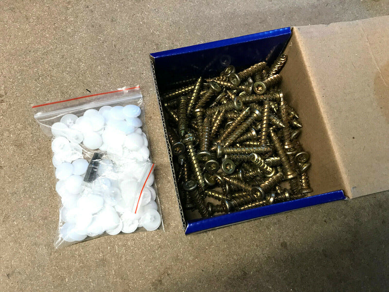 7.5 x 42 / 40mm Concrete Screws Window Frame Door Fixings Masonry (Box of 100)