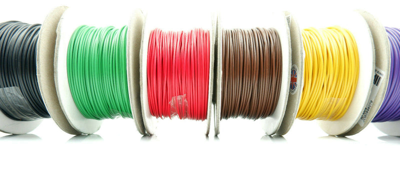 Automotive 1mm Thinwall Electrial Cable Auto Wire Thin Wall All Colours 16.5 Amp