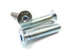 M20, 10.9 GRADE ZINC COUNTERSUNK CSK SOCKET CAPS SCREWS, ALLEN KEY BOLTS HEX