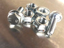 Flange Bolts and Nuts Deal M6 M8 M10 450 Piece Assortment M6 x 20 M8 x 25 M10x30