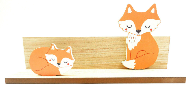 Sass and Belle Woodland Friends Fox Shelf - Childrens Bedroom Decoration Storage