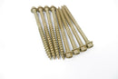 HEX HEAD LANDSCAPE SCREWS SLEEPER DECKING FIXING TIMBERFIX TIMBERLOK IN-DEX TYPE