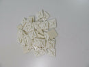 28mm x 28mm SELF ADHESIVE STICK ON CABLE TIE WIRE BASE MOUNTS WHITE