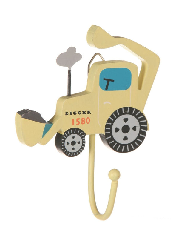 Sass and Belle Digger Single Hook Wood and Metal Perfect For Kids Room