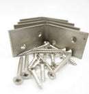 STAINLESS STEEL DECKING HANDRAIL BRACKET KIT WITH STAINLESS STEEL SCREWS