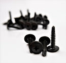 BLACK SELF DRILLING CAR INTERIOR PANEL SCREWS - SELF TAPPING ZINC