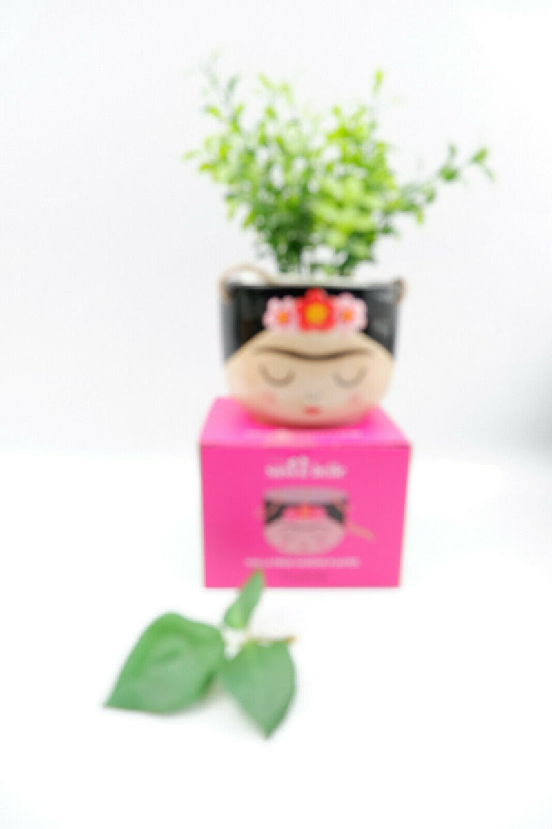 Sass & Belle Frida Kahlo Boho Fiesta Hanging Planter Plant Flower Pot Holder