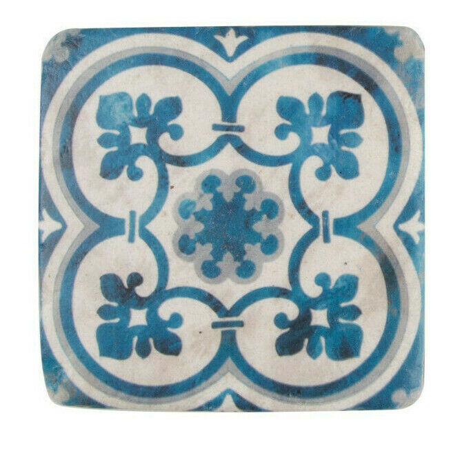 Sass & Belle Mediterranean Mosaic Santorini Coasters - Set of 4 Table Tableware