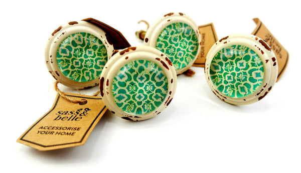 4 Rustic Istanbul Dream Drawer Dresser Cabinet Knobs Shabby Chic Vintage Design