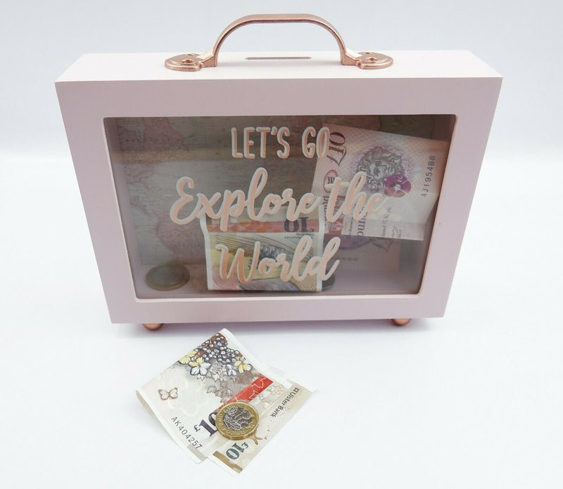Sass and Belle Money Boxes Cash Coin Sloth Dog Cat Moon Sunflower Map Moneybox