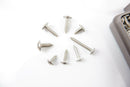 Box of 400 Assorted Flange Pozi Pan Self Tapping Screws. A2-70 Stainless Steel