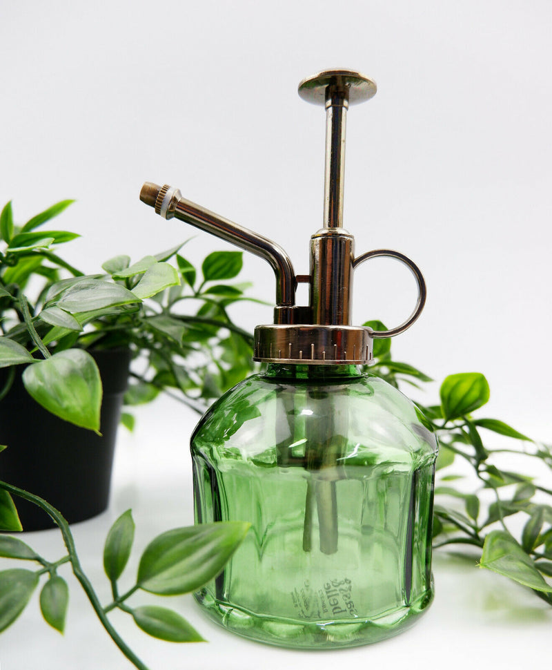 Sass & Belle Vintage Glass Botanical Style Plant Mister Water Spray Pot Garden