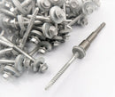 (Pack OF 100) 5.5 x 65mm Tech Screws for roofing & cladding self drill tek screw