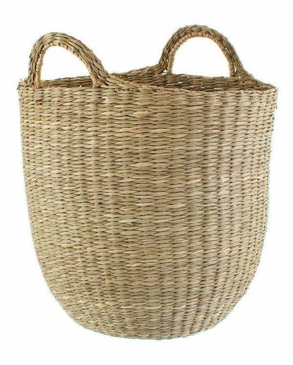 Sass & Belle Bohemian Woven Seagrass Storage Basket Toys New Home Decor Laundry