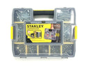 500 Piece Stanley Box 1/4 & 5/16 UNC ZINC NUTS BOLTS AND WASHER ASSORTMENT KIT