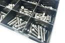 360 KIT SET M4 M5 M6 A2 Stainless Socket Cap Screws, Socket Allen Key Bolts