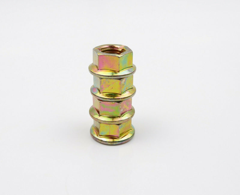 Metric Fine M10 x 1.25 Zinc Hexagon All Metal Manifold Flange Tri Lock Nuts 10.9