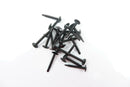 BLACK SELF DRILLING CAR INTERIOR PANEL SCREWS - SELF TAPPING ZINC