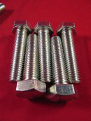 M12 x 50 FULLY THREADED SET SCREW GRADE 8.8 ZINC SCREW HEXAGON HEX HEAD BOLT