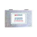 360 KIT SET M4 M5 M6 A2 Stainless button head Screws, Socket Allen Key Bolts