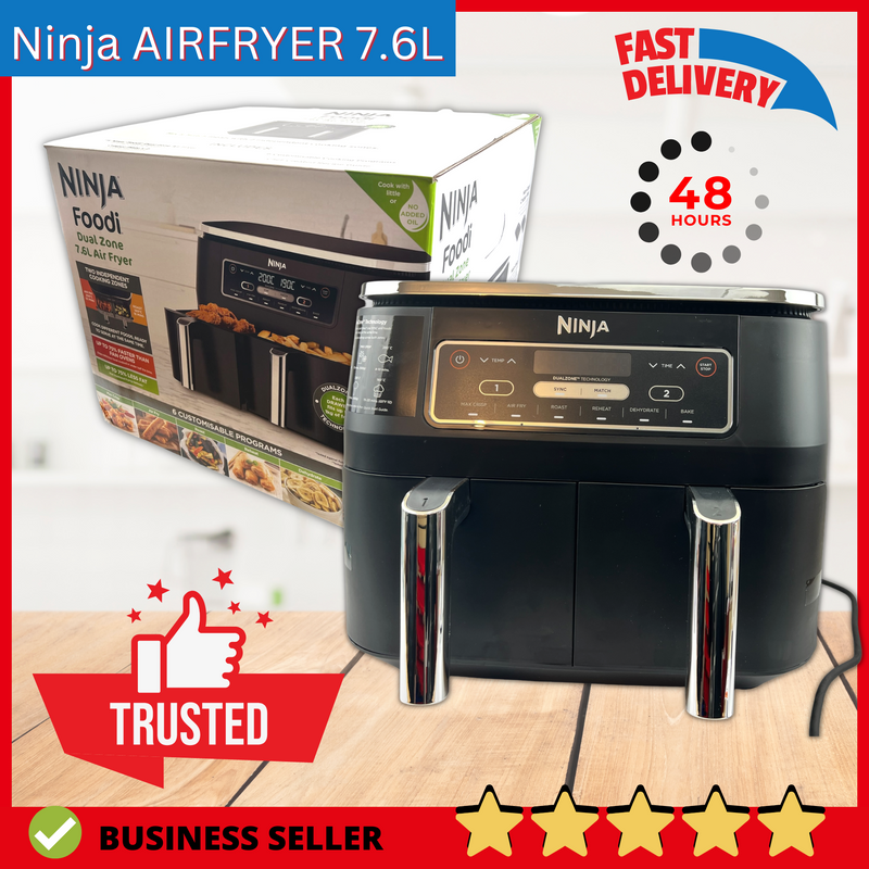 6 Pieces Air Fryer Accessories Set For Ninja Foodi AF300UK AF400UK