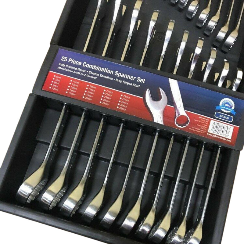 25 Piece Combination Spanner Set