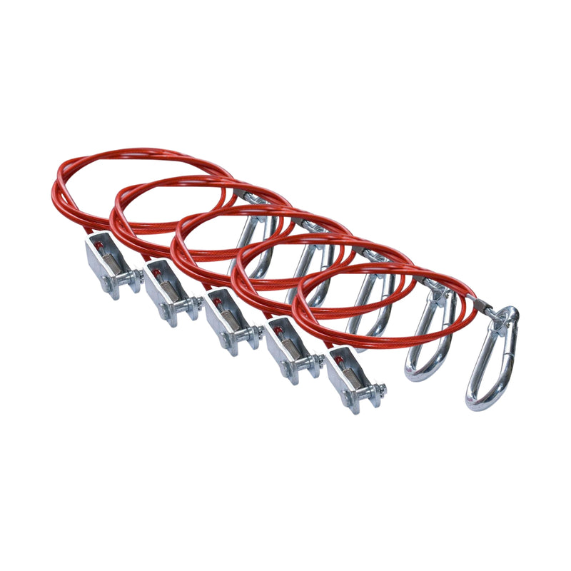 BREAKAWAY SAFETY CABLE FOR IFOR WILLIAMS TRAILERS - CLEVIS TYPE  Snatch Red x 1