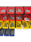 17KG 1/4 5/16 3/8 7/16 1/2 NUT + BOLT + WASHER IMPERIAL UNF FINE THREAD KIT BINS