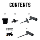 ATV Agri DIY TYRE EMERGENCY Puncture REPAIR KIT - QUAD BIKE MOTORCYLE Universal