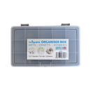 WHAM Plastic Storage Box Case Organiser 13 17 x 11 x 2.5 Compartments Screw Bits