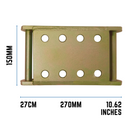 Adjustable 270mm Tow Hitch Drop Plate 2 Pin