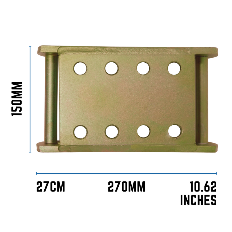 Adjustable 270mm Tow Hitch Drop Plate 2 Pin