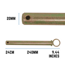 Adjustable 270mm Tow Hitch Drop Plate 2 Pin