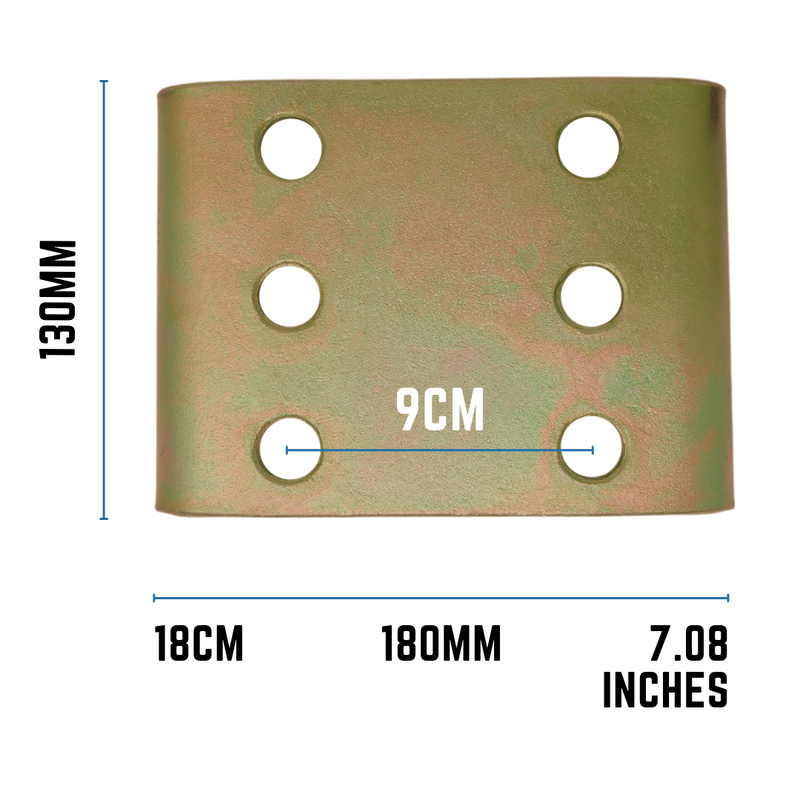 Adjustable 270mm Tow Hitch Drop Plate 2 Pin