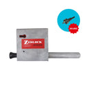 Zedlock Galvanised Gate Lock - For Metal Gates - 3 Lever - S25G3